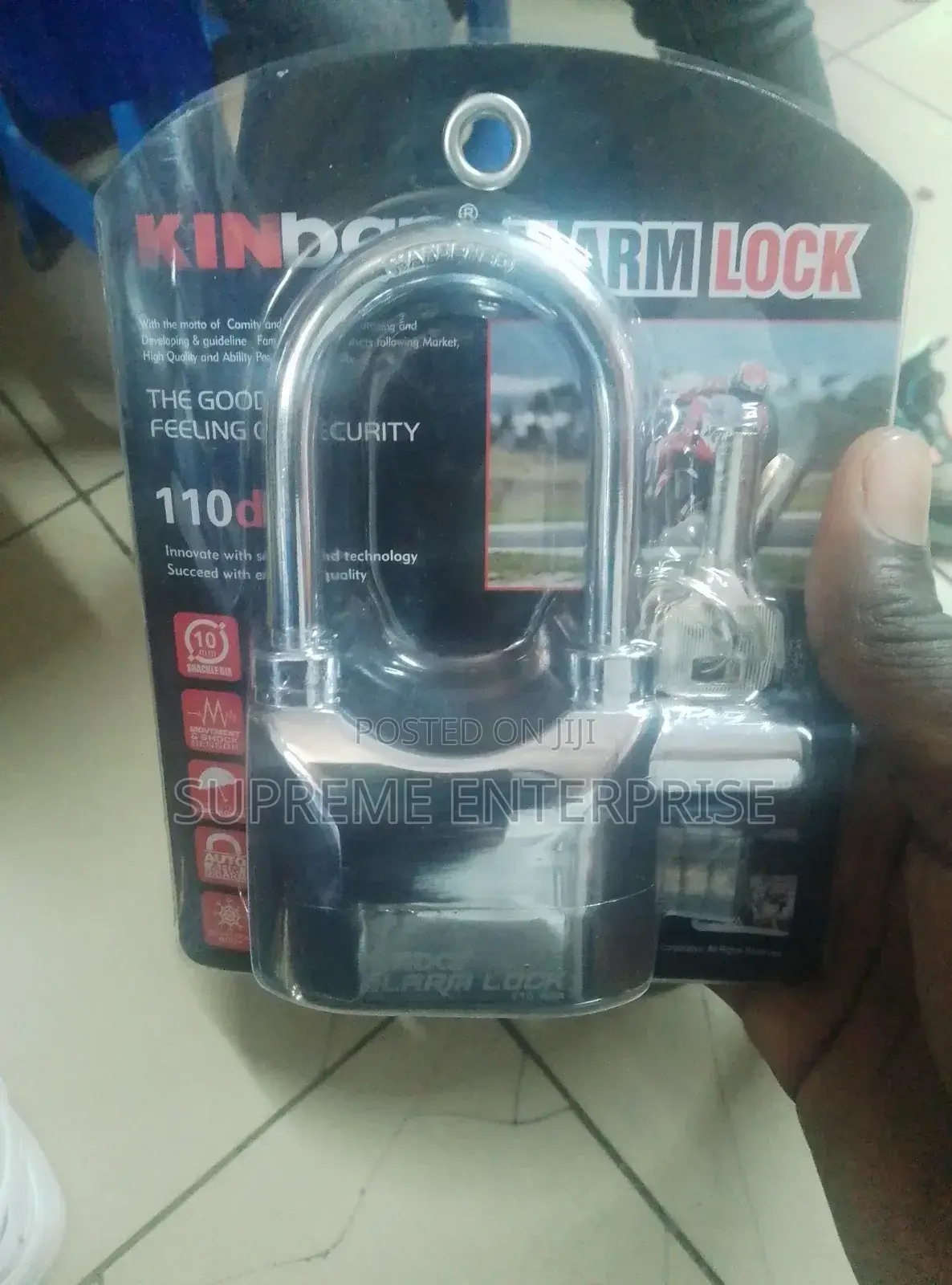 Pad Lock With Alarm Sensor