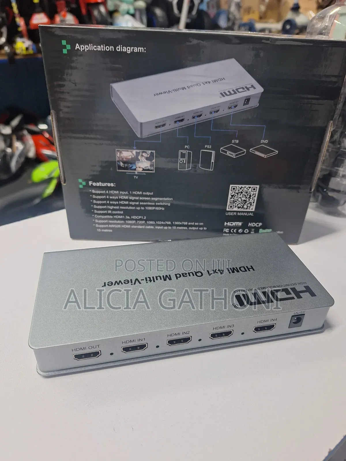 Hdmi 4x1 Quad Multi_viewer