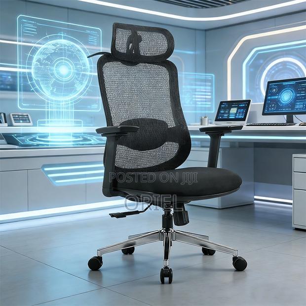 Ergonomic Chairs : High-Back Padded Ergonomic Office Chair - thumbnail 8