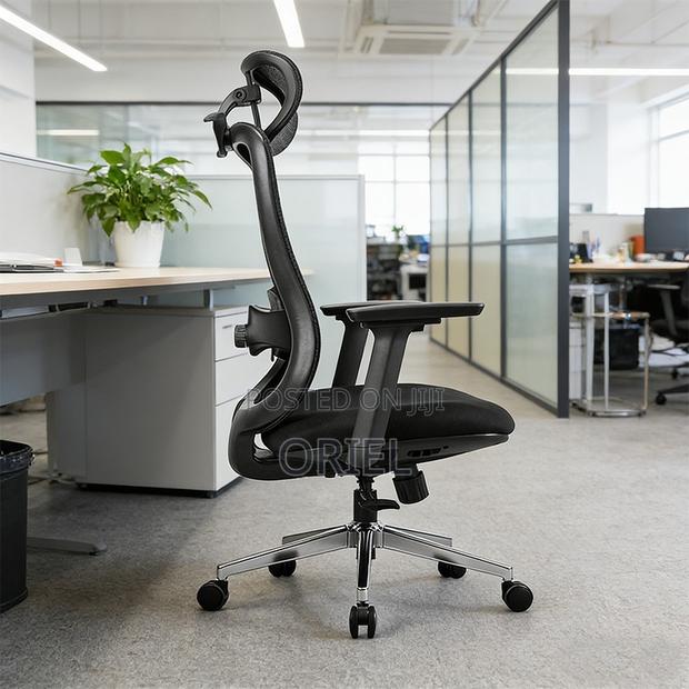 Ergonomic Chairs : High-Back Padded Ergonomic Office Chair - thumbnail 9