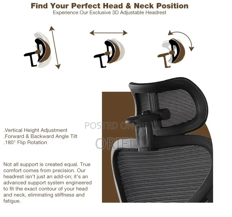 Ergonomic Chairs : High-Back Padded Ergonomic Office Chair