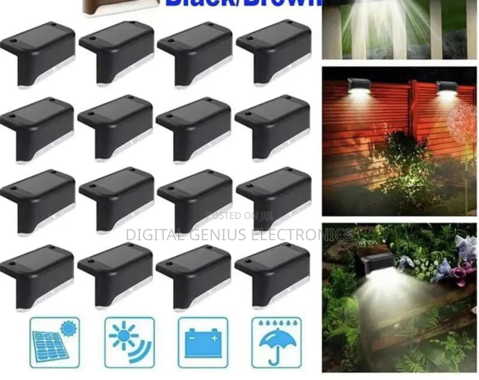 8 Piece Solar Lights