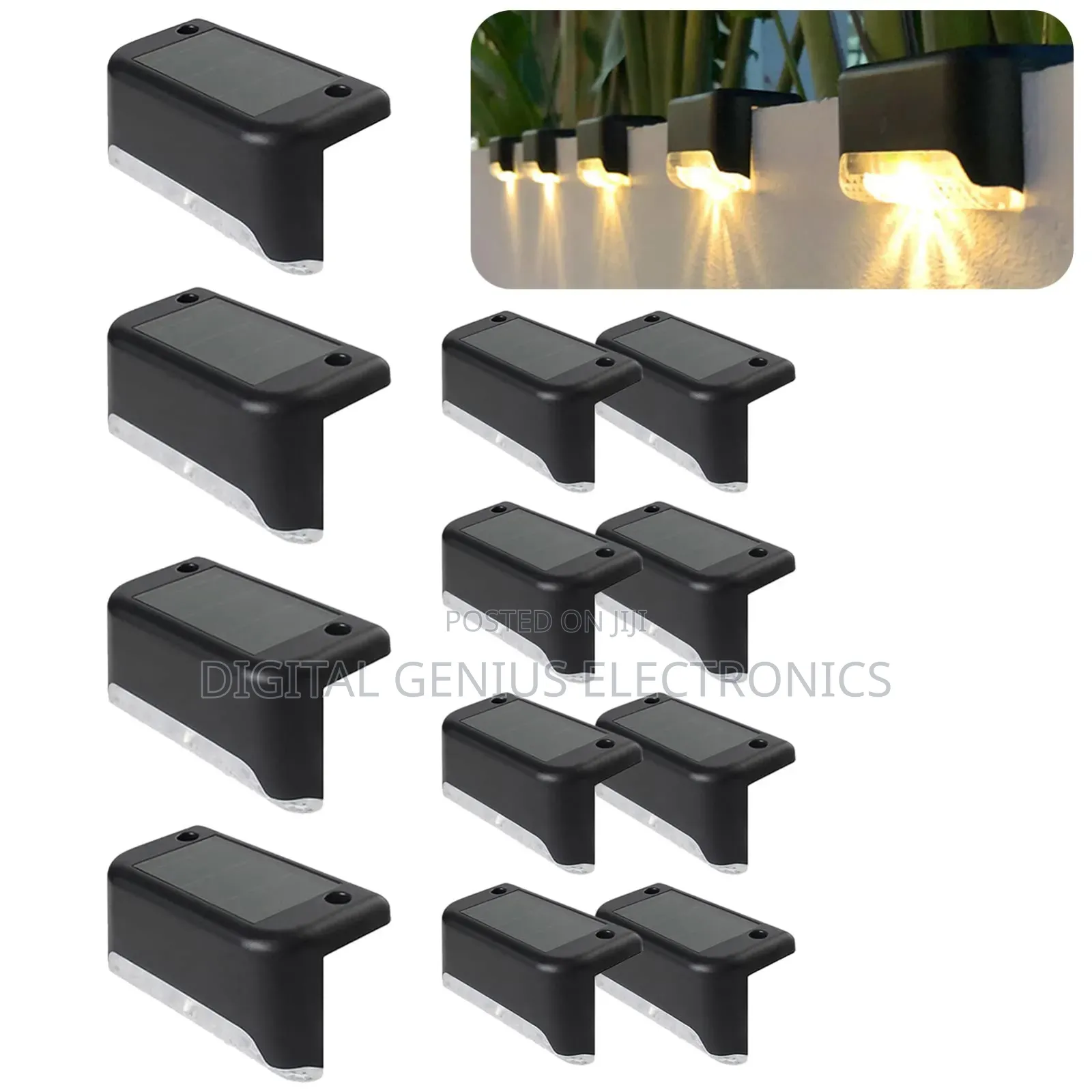 8 Piece Solar Lights