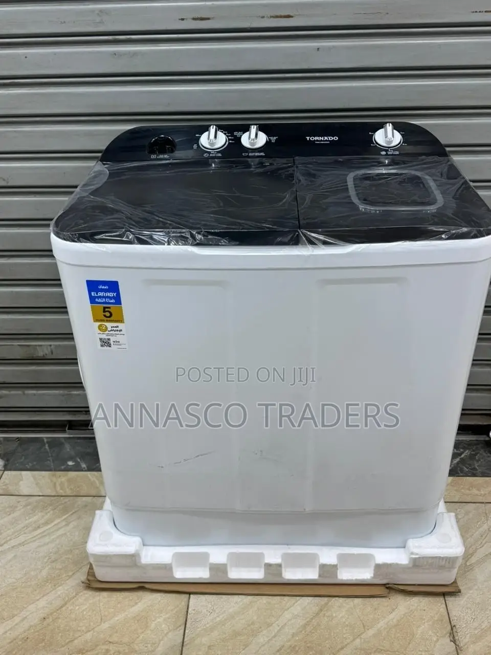 10kg Tornado Twin Tub Washing Machine