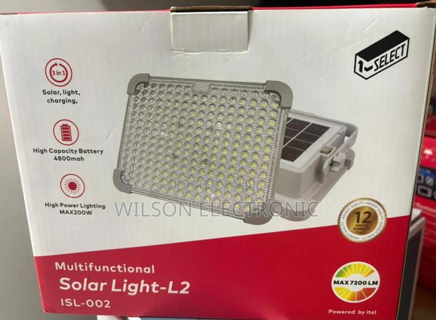 Itel Rechargeable Solar Floodlight. 200w