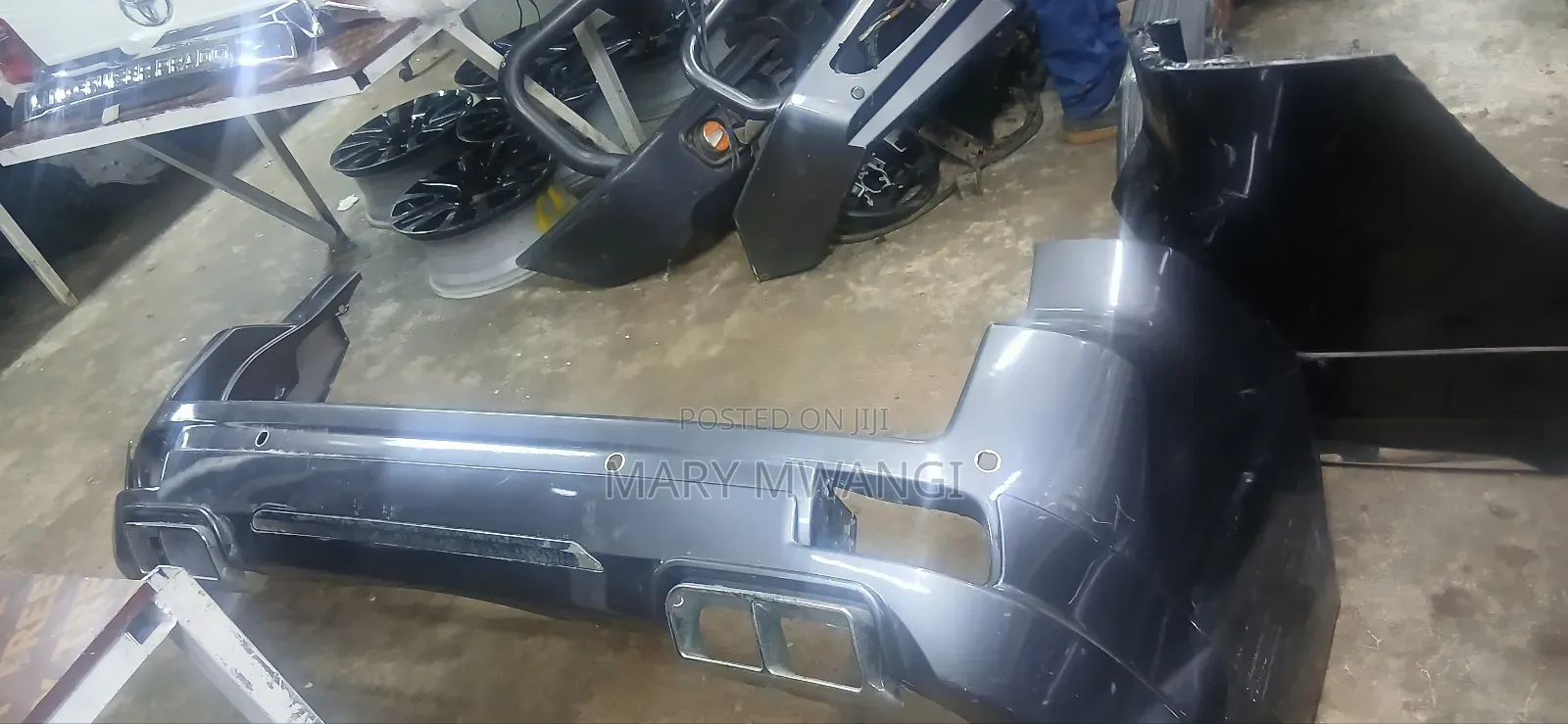 Ex Japan Prado J160 /Prado 160 Rear Bumper With Skirting.