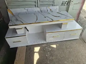 Tv Stand With Marble Effects