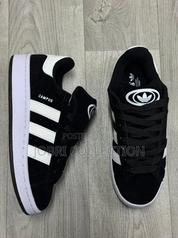 Black Adidas Campus Sneakers for sale - Jobri Collection  Price: KSh 3,499  on Jiji.co.ke [Nairobi Central]