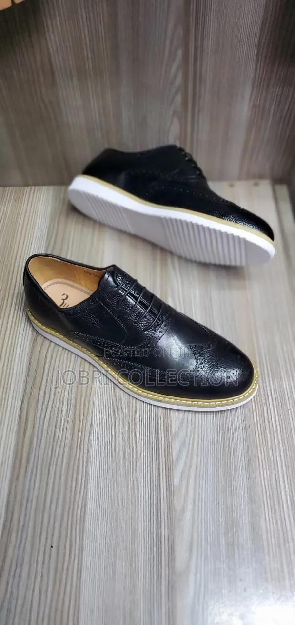 White Sole Billionaire Semi Casual Official Shoes