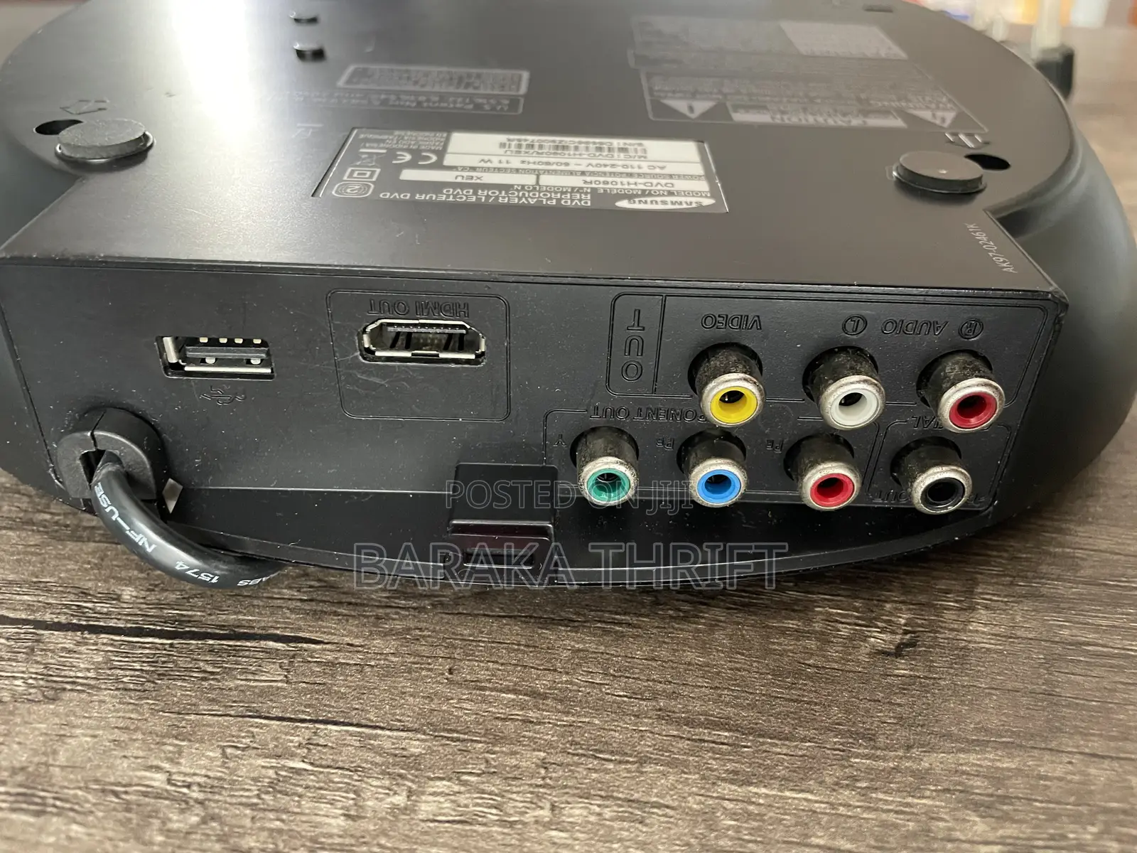 Samsung DVD Player Model DVD-H1080r +Remote