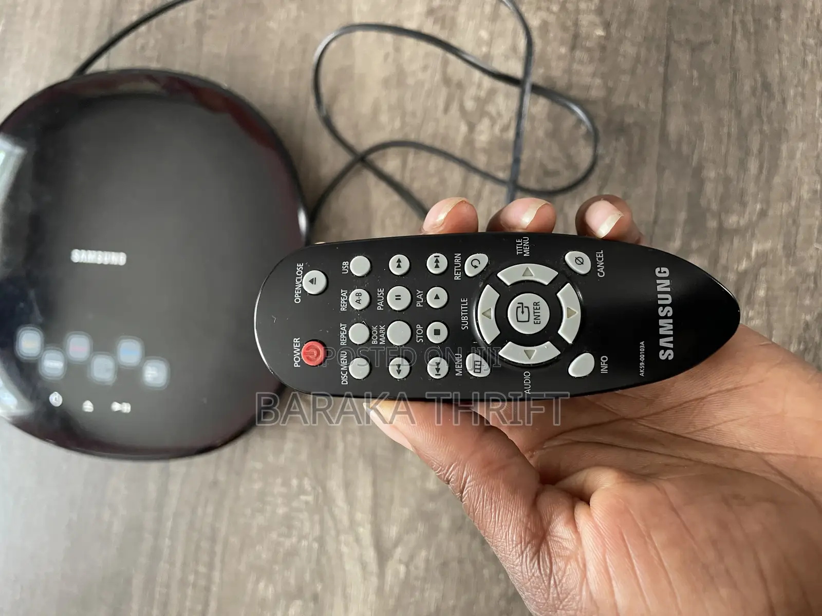 Samsung DVD Player Model DVD-H1080r +Remote