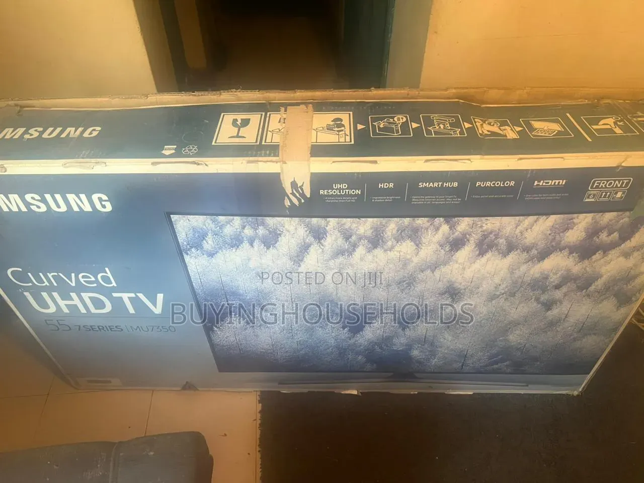 Samsung 55" Curved Smart Tv Mu7350 Uhd