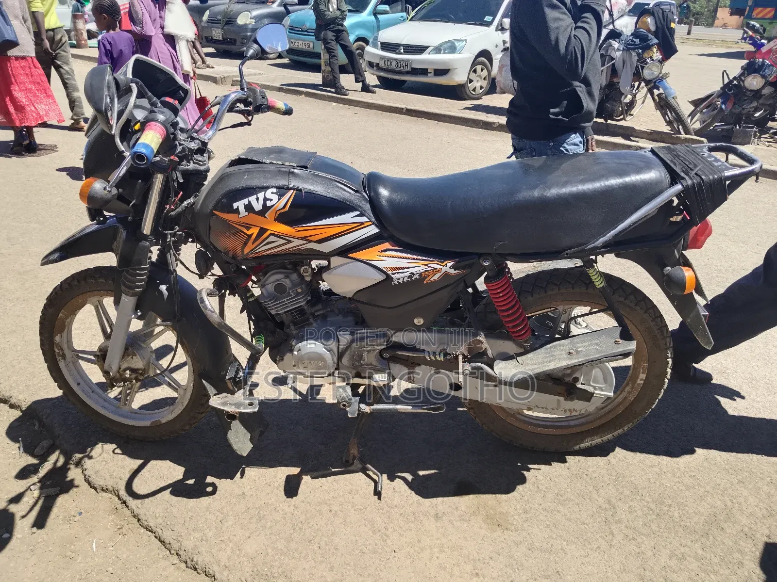 TVS HLX Plus ES 2019 Black