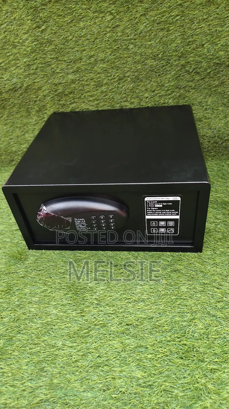 Hotel Room Digital Safe Box 9kg Laptop Size Secure Cash Safe