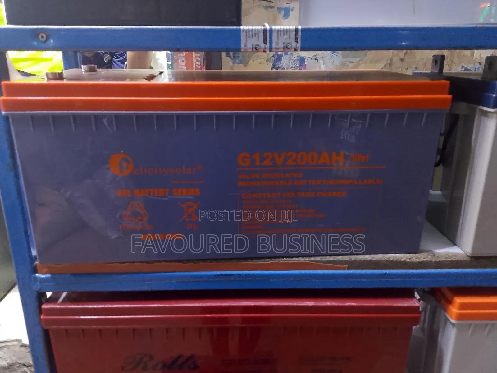 Felicity 200ah Solar Gel Battery /Zero Maintenance Free Dolar Battery