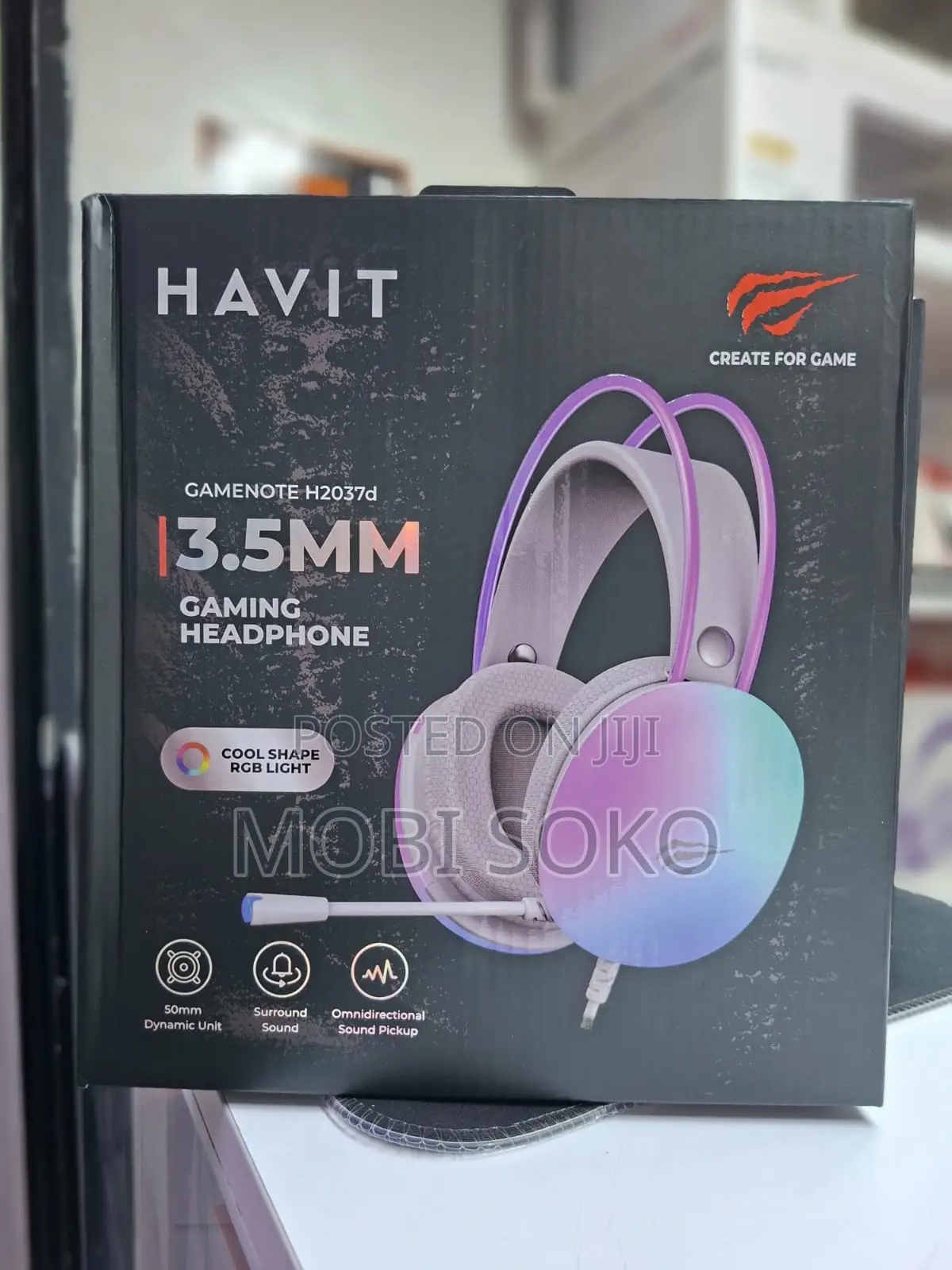 Havit Gaming Headphones H2037d RGB 3.5mm