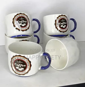 *Premium Ceramic Cups (Set of 6)