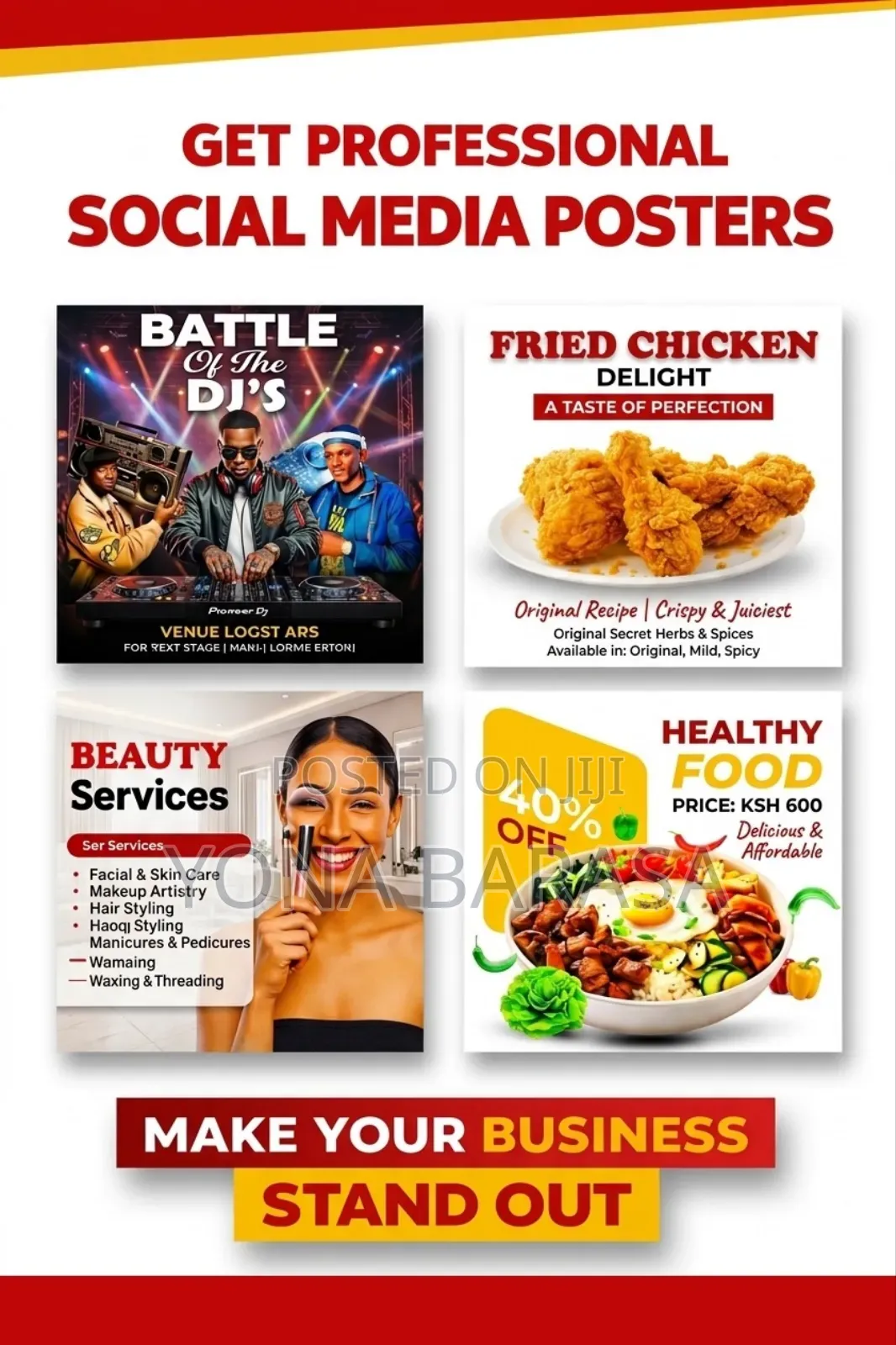 Professional Social Media Poster That Help Businesses Sell