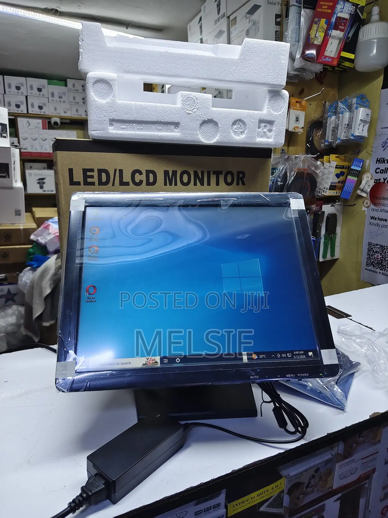 Touch Screen Pos Monitor 15 Inch for Restaurant Retail