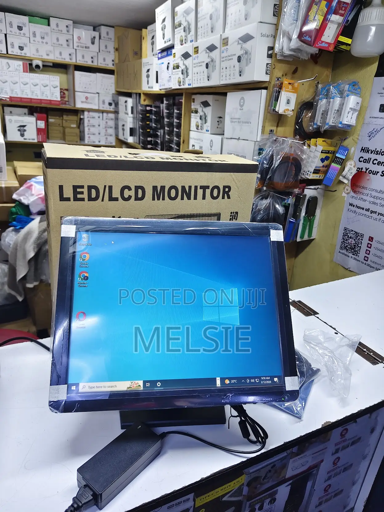 15” Pos Touchscreen Monitor Led Display for Shops