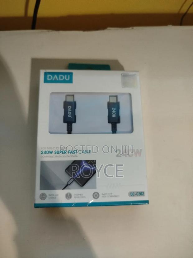 240w Super Fast Cable- Type-C to Type-C - thumbnail 3