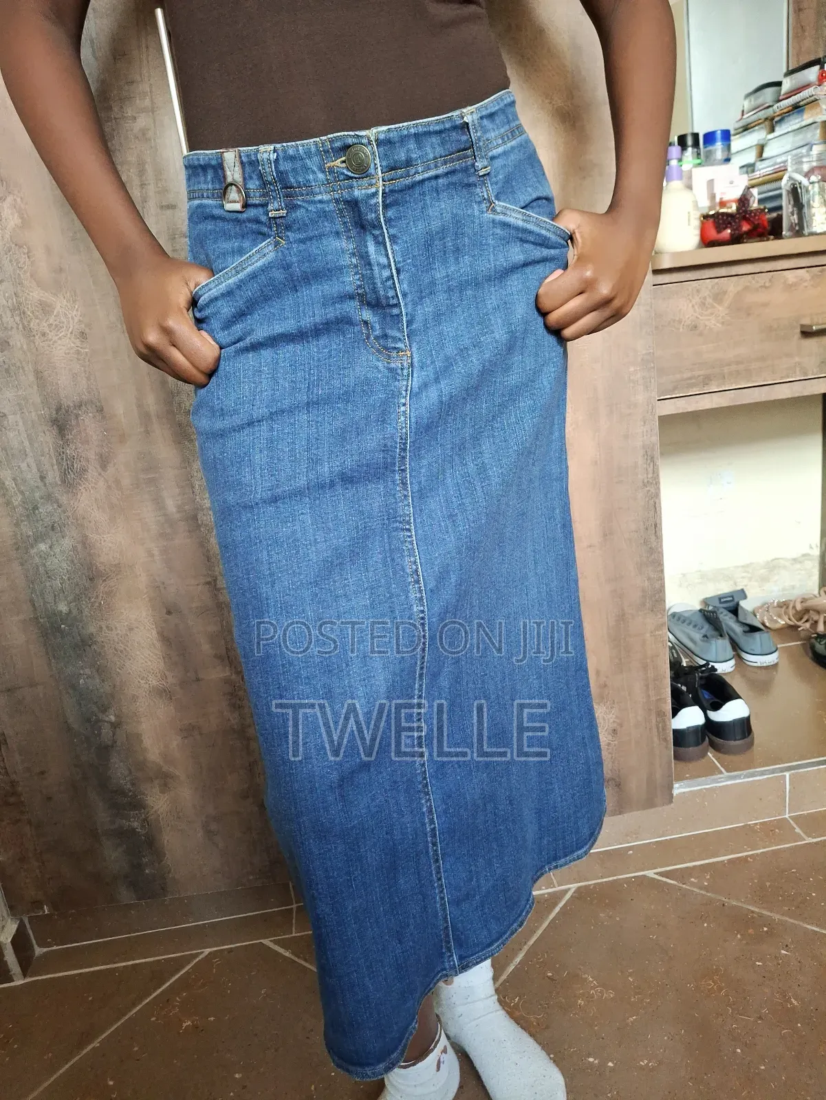 Blue Jeans Skirt