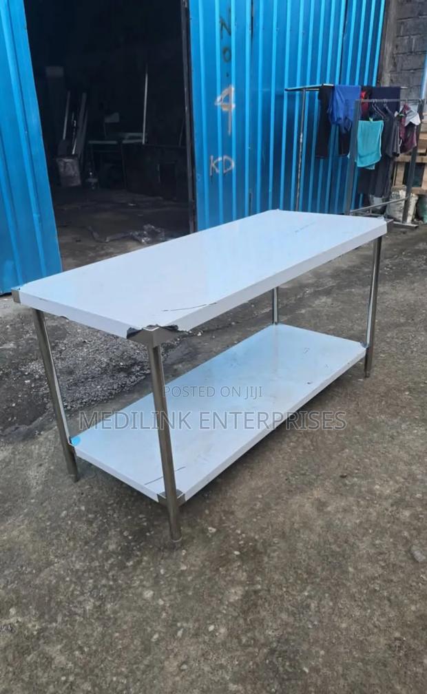 4*2ft Ss 304 Preparation Kitchen Tables