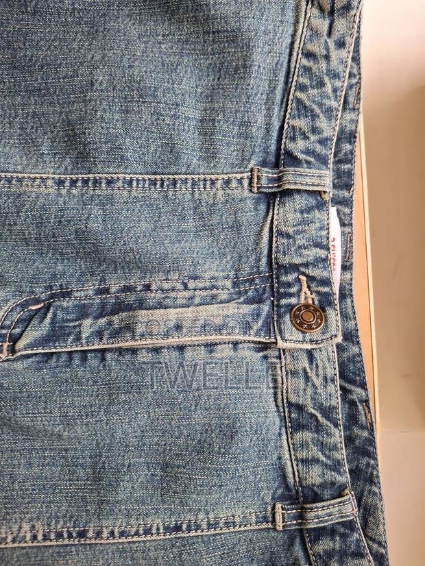 Faded Style Denim Skirt - thumbnail 6