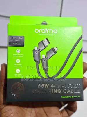 Oraimo Speedline 4 Ocd-155 65w 4 in 1 Fast Charging Cable