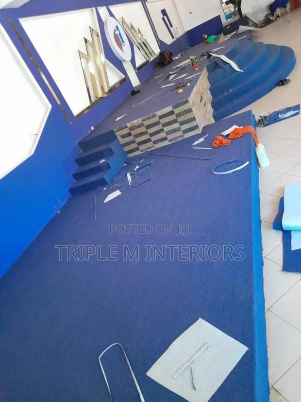 Premium Interior Floor Fabric Blue Delta 4mm
