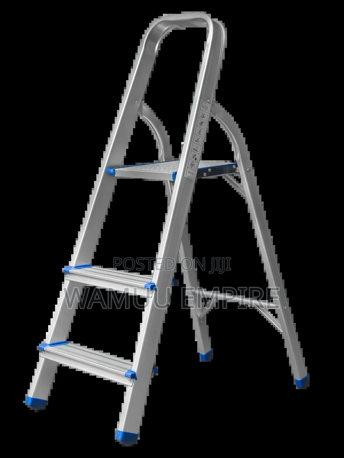 Minara Aluminium Household Step Ladder (3 Step)