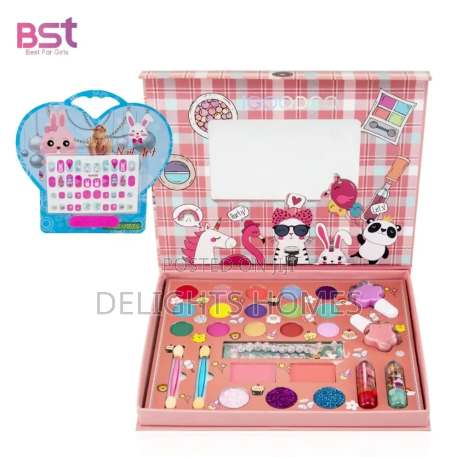 Real Cosmetic Kids Makeup Kit for Girls Washable Makeup