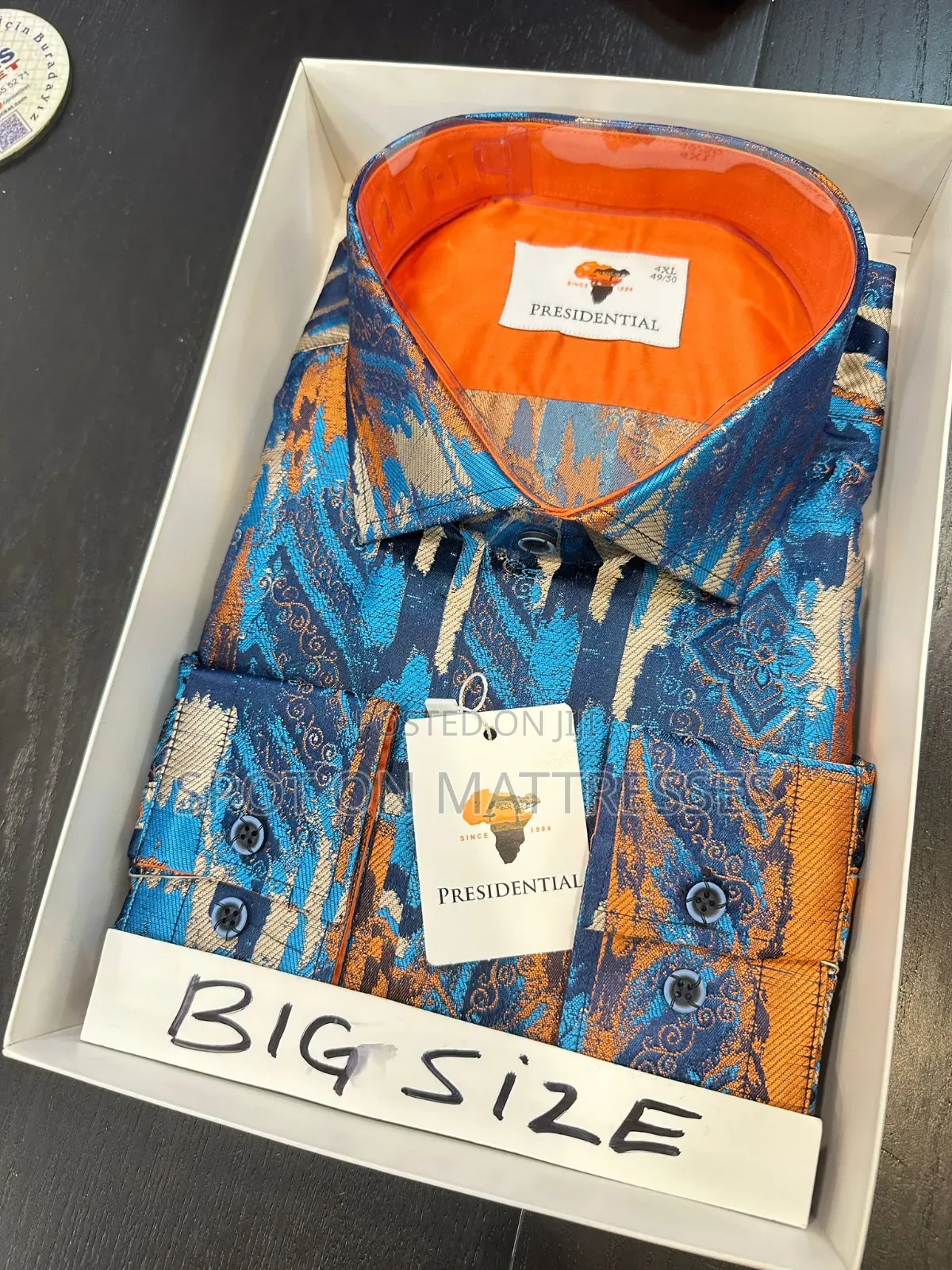 Presidential Official Shirts for Men. Delivery Services Available.