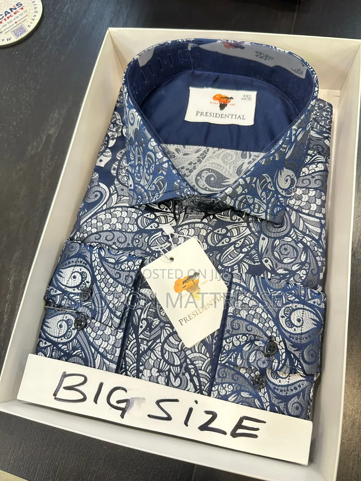 Presidential Official Shirts for Men. Delivery Services Available.
