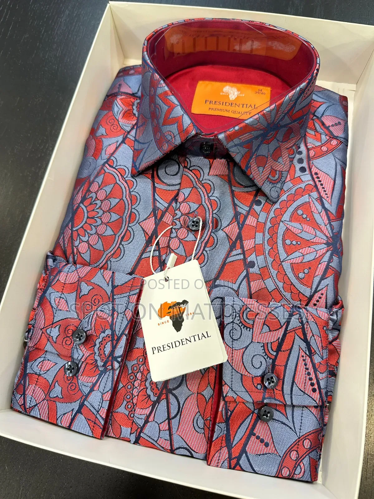 Presidential Official Shirts for Men. Delivery Services Available.