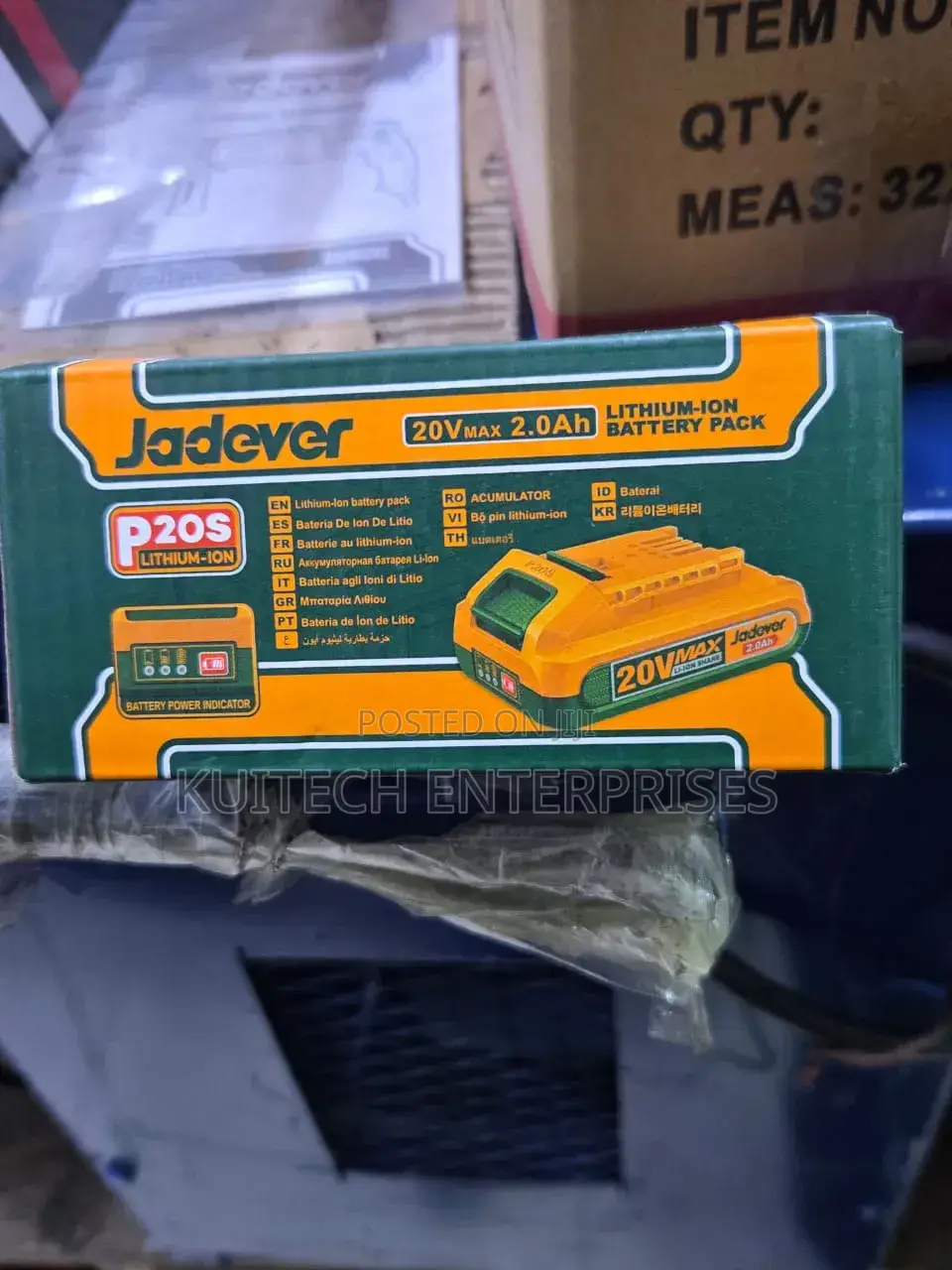20v Lithium Ion Battery/ 2.0ah Back Up Battery