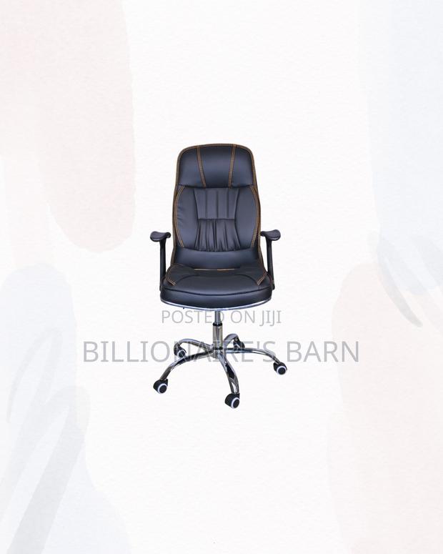 Executive Leather Office Chair High Back Padded Armrests Seating