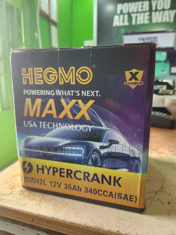 Hegmo Car Battery Din 42, 35ah - thumbnail 2