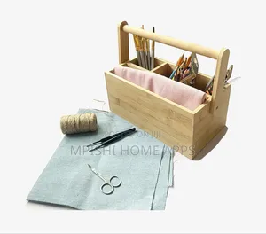 Bamboo Cutlery Caddy Box