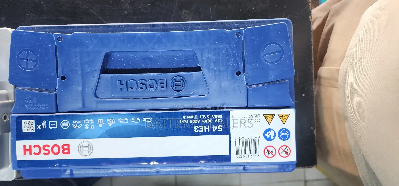 Bosch Car Battery, Din 80 Efb, Start Stop