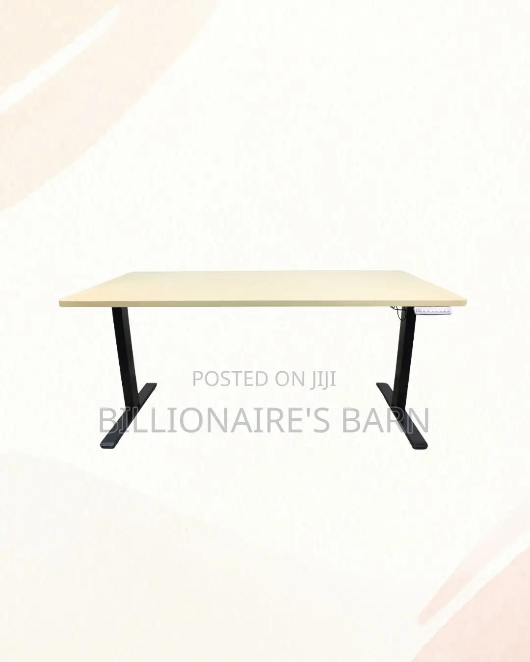 Boost Workflow - 1600x800mm Standing Desk Stable Dual-Monitor Support