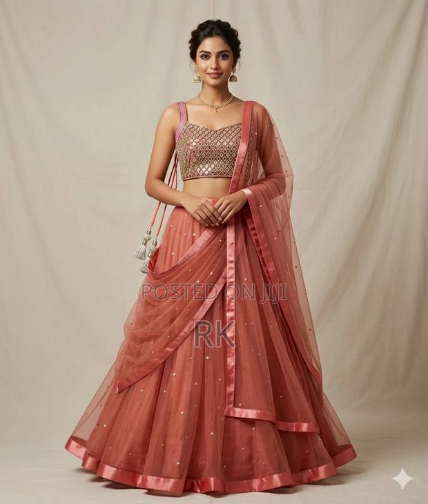 Indian Organza Lehenga