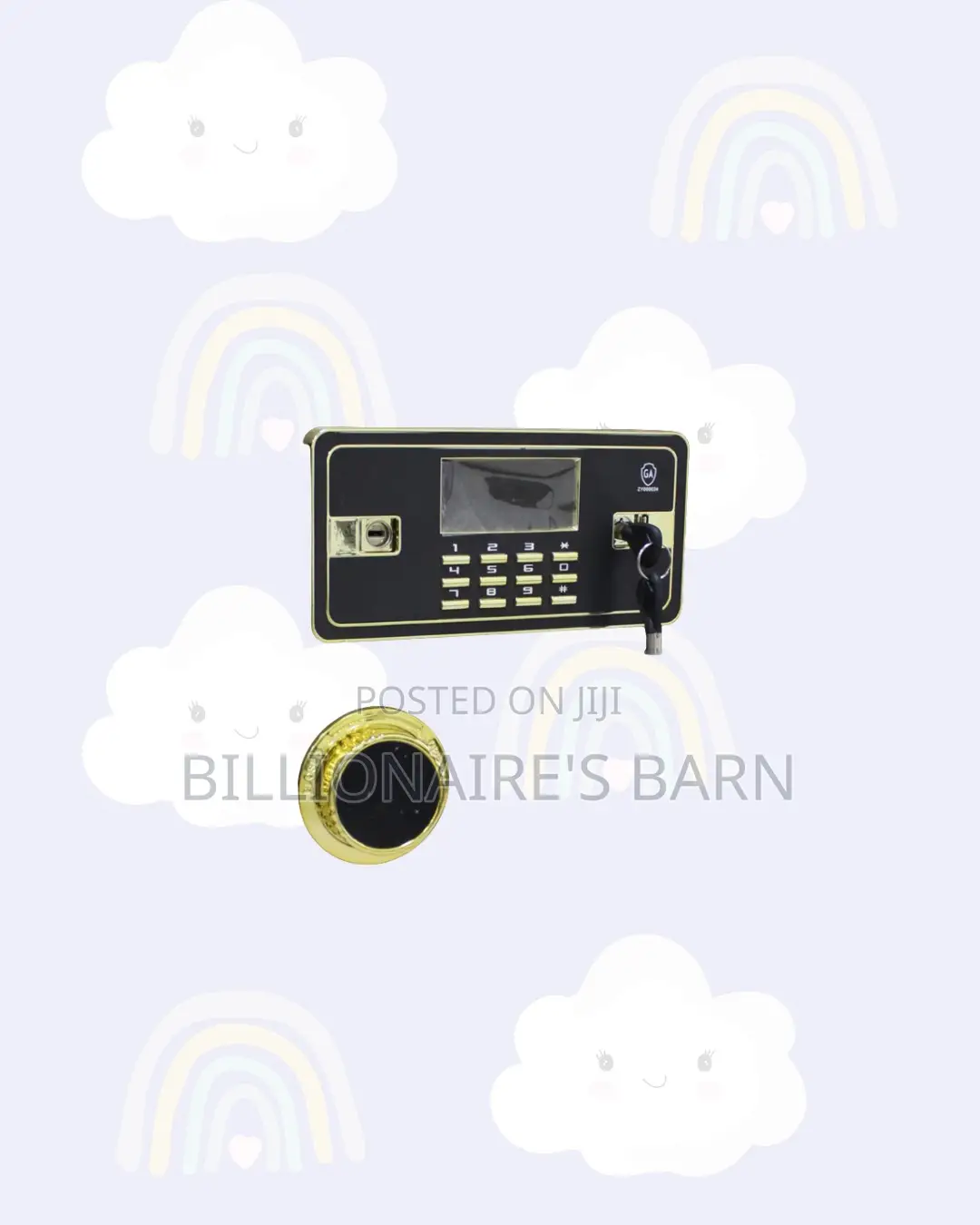 Fireproof Biometric Safe 70 Kg Programmable Keypad