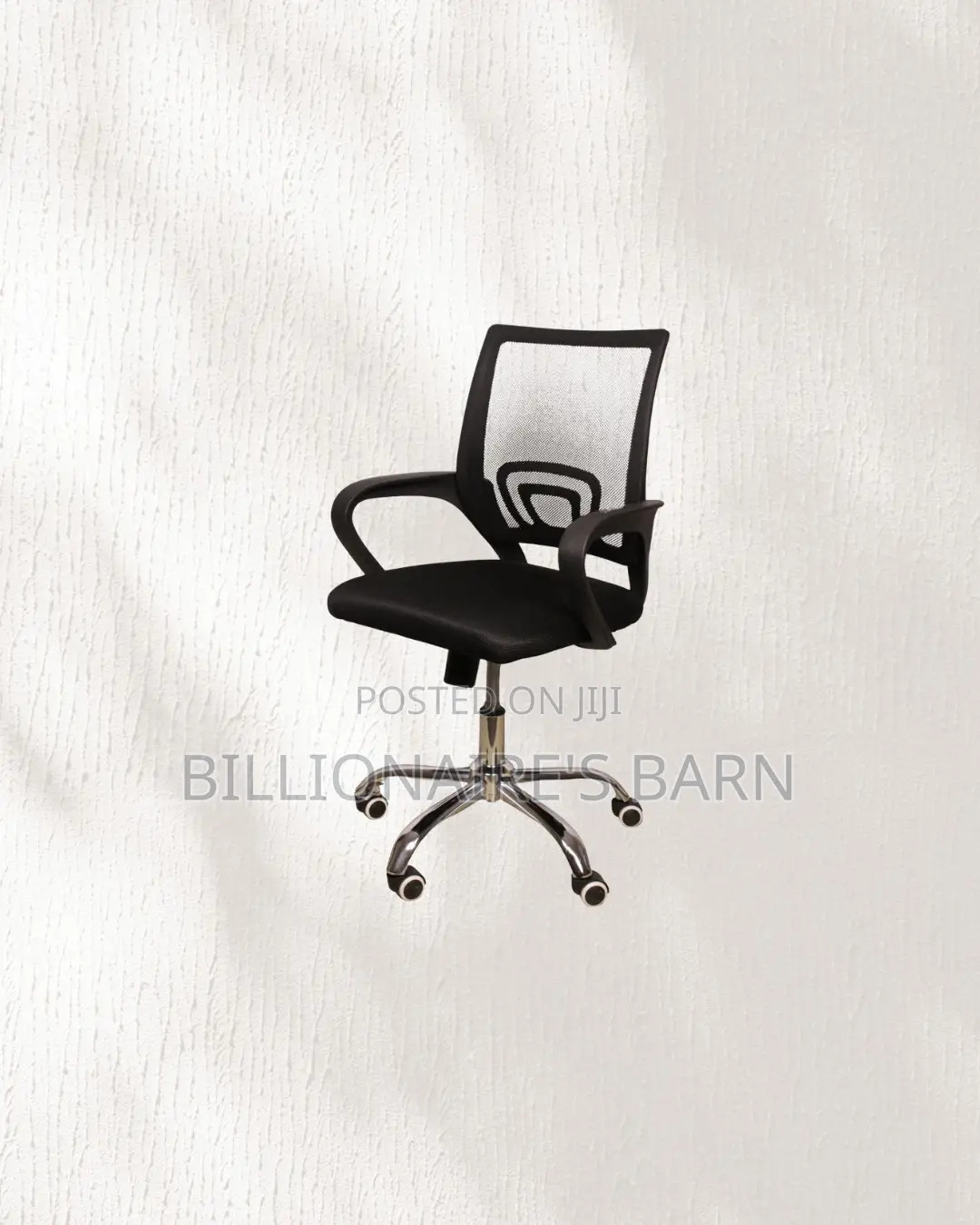 Secretarial Mesh Office Chair Ergonomic Fabric Seat