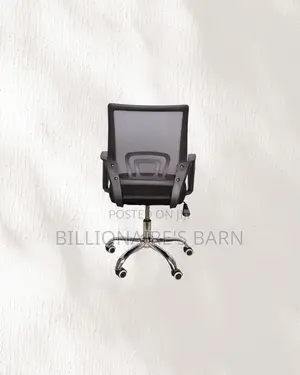 Secretarial Mesh Office Chair Ergonomic Fabric Seat