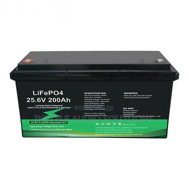 Lifepo4 Lithium Ion Battery 25.6v - 200ah Solar Battery