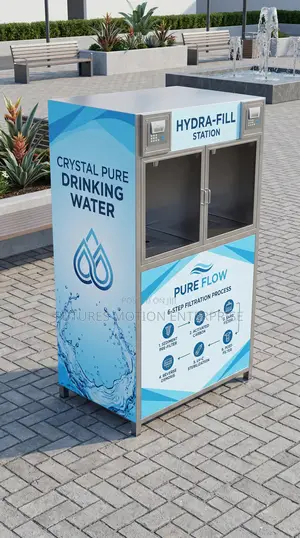 Premium Water Atm Business With Bottle Rinser