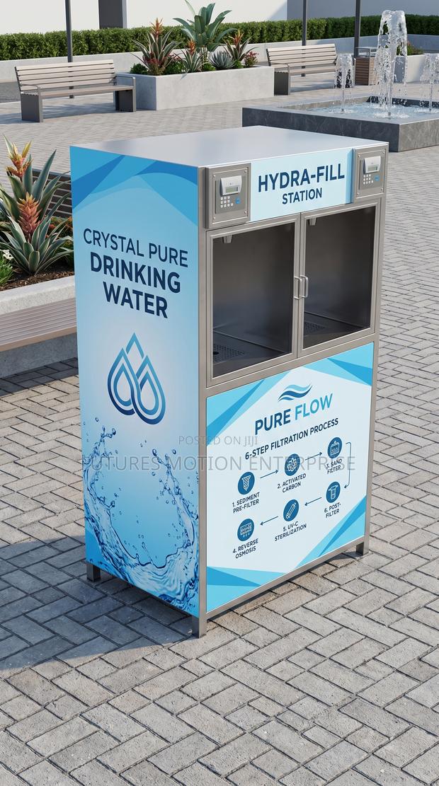 Premium Water Atm Business With Bottle Rinser