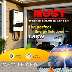 Must 1.5kva - 12v Hybrid Inverter 60a MPPT Charge Controller
