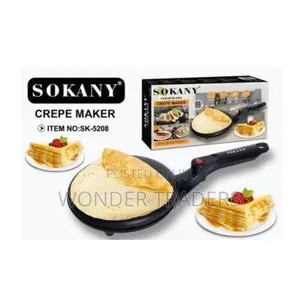 *Sokany Electric Crepe Maker, Commonly Used for Making Pancake